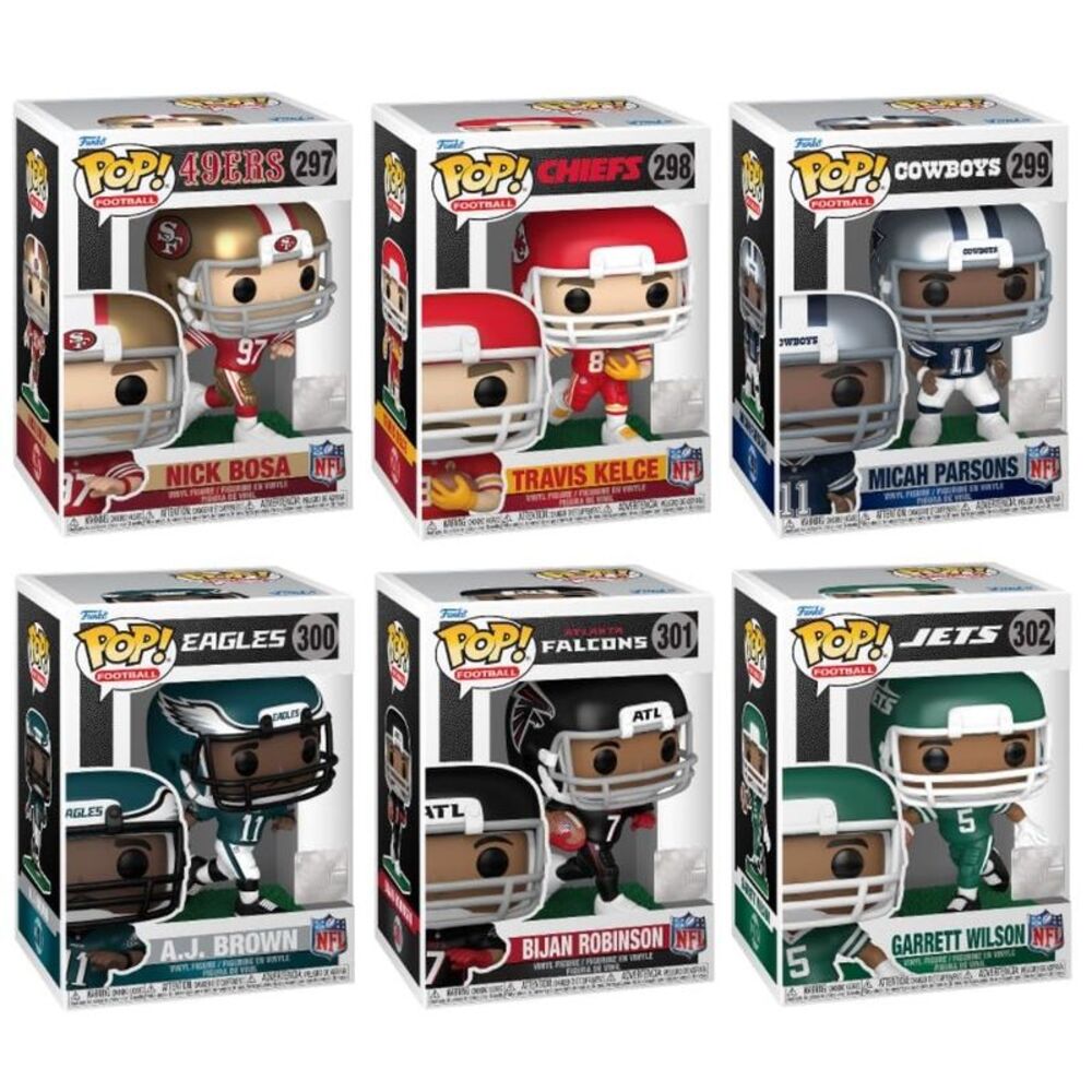 NFL Funko Pop! Series 13 Complete Set (6) - Picture 3 of 4